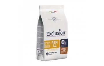 Exclusion Veterinary Diet Renal maiale, sorgo e riso Medium/large breed 2kg